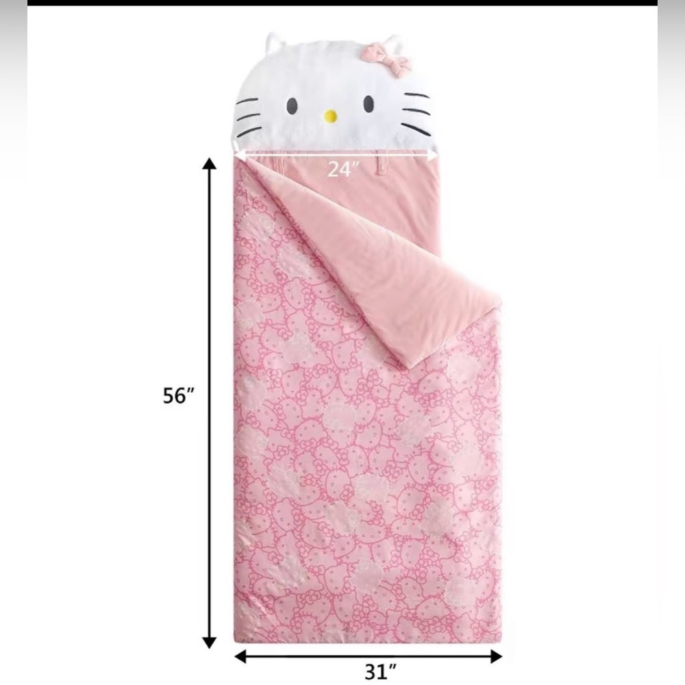 Hello Kitty Glow and the dark sleeping bag